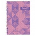 Блокнот Axent 8032-36-A на спіралі тверда обкл., А5, 96арк. №36 ( 8032-36-A )