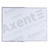 Книга записна Axent Lines 8422-583-A, А4, 96 аркушів, клітинка, бузкова