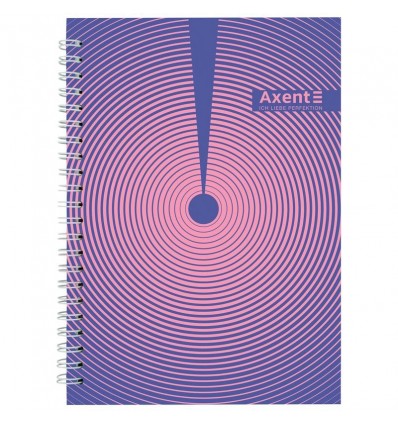 Блокнот Axent 8032-30-A на спіралі тверда обкл., А5, 96арк. №30 ( 8032-30-A )
