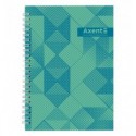Блокнот Axent 8032-34-A на спіралі тверда обкл., А5, 96арк. №34 ( 8032-34-A )