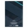 Книга записна Axent Lines 8422-580-A, А4, 96 аркушів, клітинка, сіра ( 8422-580-A )