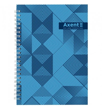 Блокнот Axent 8032-33-A на спіралі тверда обкл., А5, 96арк. №33 ( 8032-33-A )