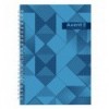 Блокнот Axent 8032-33-A на спіралі тверда обкл., А5, 96арк. №33 ( 8032-33-A )