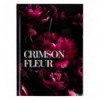 Книга записна Axent Crimson fleur 8459-4-A, А5, 96 аркушів, клітинка, тверда обкладинка