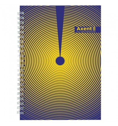 Блокнот Axent 8032-31-A на спіралі тверда обкл., А5, 96арк. №31 ( 8032-31-A )