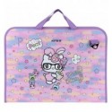 Папка-портфель на блискавці Kite Hello Kitty HK24-411, 1 відділення, A3+