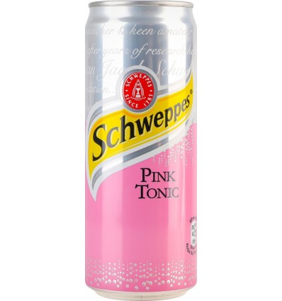 Напиток безалкогольный Schweppes Pink Tonic сильногазированный 330мл