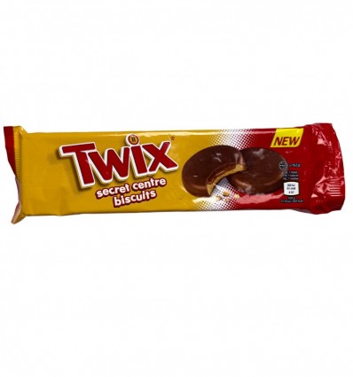 Печенье Twix Secret Centre в шоколаде 132г