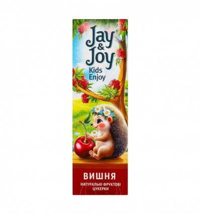 Конфеты фруктовые Jay&Joy Вишня натуральные 32г