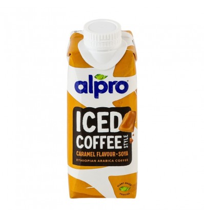 Напиток Alpro Iced coffee Caramel flavour на соевой основе 250мл