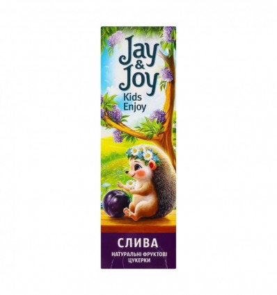 Конфеты фруктовые Jay&Joy Слива натуральные 32г