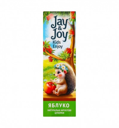 Конфеты фруктовые Jay&Joy Яблоко натуральные 32г