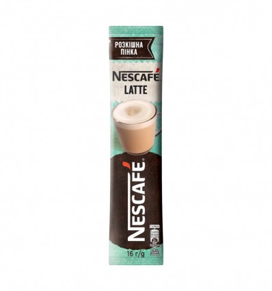 Напиток растворимый Nescafe Latte с добавлением кофе 20х16г