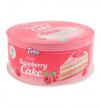 Торт Tarta Raspberry cake бісквітний 450г