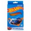 Пластилин восковой Kite Hot Wheels HW23-086, 12 цветов, 200 г