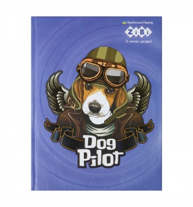 Блокнот PATRIOT "ANIMALS", А-5, 64 арк., тв. обкл., мат. лам.+лак, KIDS Line ZB.12752-02, синій