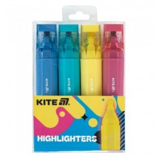 Маркер Highlighter Kite Creative Trendy Colors K24-1144-4, набор из 4-х цветов