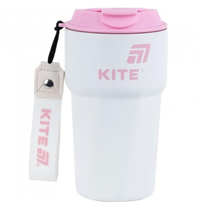 Термокружка Kite K25-1220-3, 450 мл, біло-рожева ( K25-1220-3 )
