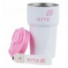 Термокружка Kite K25-1220-3, 450 мл, біло-рожева ( K25-1220-3 )