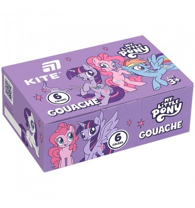 Гуаш Kite My Little Pony LP25-062, 6 кольорів