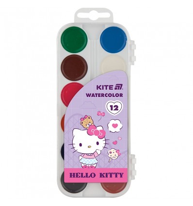 Фарби акварельні Kite Hello Kitty HK25-061, 12 кольорів ( HK25-061 )