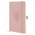 Книга записна Partner Soft Skin 8616-24-3-A,125*195 мм, 96 аркушів у клітинку, пудрова, Воля ( 8616-