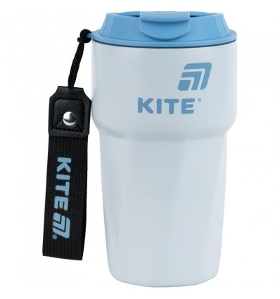 Термокружка Kite K25-1220-2, 450 мл, сіро-блакитна ( K25-1220-2 )