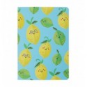 Книга для нотаток FRUITS BM.24822103-14, А5, 32 арк., клітинка, прошита обкладинка, блакитна ( BM.24