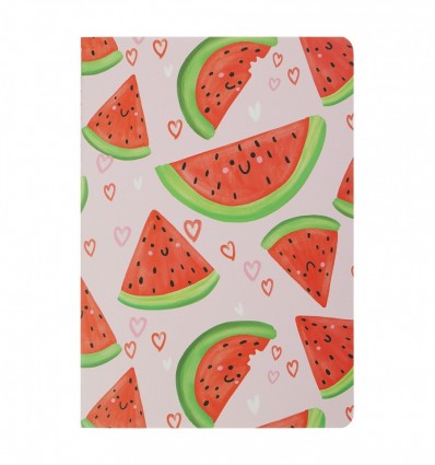 Книга для нотаток FRUITS BM.24822103-10, А5, 32 арк., клітинка, прошита обкладинка, рожева ( BM.2482