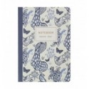 Книга для нотаток NATURE BM.24822101-03, А5, 32 арк., клітинка, прошита обкладинка, темно-синя ( BM.
