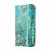 Книжка записна ALMOND BRANCHES BM.257101-06, на гумці, А7, 80 арк., клітинка, тв. обл., бірюзова ( B