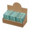 Книжка записна ALMOND BRANCHES BM.257101-06, на гумці, А7, 80 арк., клітинка, тв. обл., бірюзова ( B