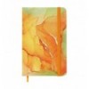 Книжка записна MARBLE BM.256101-11, на гумці, А6, 80 арк., клітинка, тв. обл., помаранчева ( BM.2561