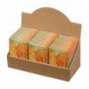 Книжка записна MARBLE BM.256101-11, на гумці, А6, 80 арк., клітинка, тв. обл., помаранчева ( BM.2561
