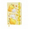 Книжка записна KIDS LINE YAMMY ZB.116101 на гумці, А6, 80 арк., клітинка, тв. обл., жовта ( ZB.11610