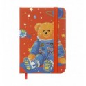 Книжка записна KIDS LINE BEAR ZB.117103 на гумці, А7, 80 арк., клітинка., тв. обл., помаранчева ( ZB