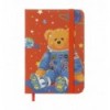 Книжка записна KIDS LINE BEAR ZB.117103 на гумці, А7, 80 арк., клітинка., тв. обл., помаранчева ( ZB