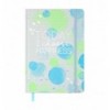 Книжка записна NEON BM.255116-14, на гумці, А5, 96 арк., клітинка, тв. обл., блакитна ( BM.255116-14