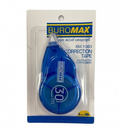 Коректор стрічковий BUROMAX, 5мм х 30м ( BM.1083 )