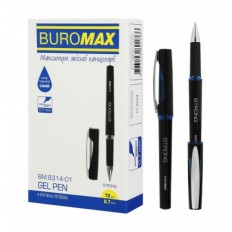 Ручка гелева STRONG BM.8314-01, 0.7 мм, з гумовим грипом, синя