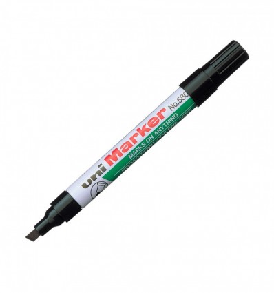 Маркер uni MARKER NO.580B SHRINK BLACK, 1-5мм, черный ( NO.580B SHRINK BLACK )