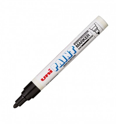 Маркер uni PAINT PX-20(L) BLACK 2,2-2,8мм, чорний ( PX-20(L) BLACK )