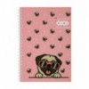 Блокнот на пружині збоку CUTE pattern, А-5, 64 арк., кліт., карт. обкладинка, KIDS Line ZB.12153