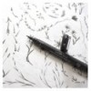 Лайнер браш Uni PIN Brush FINE LINE PINBR-200(S) DARK GREY, темно-сірий ( PINBR-200(S) DARK GREY )