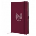 Книга записна Axent Partner Колоски 8201-46-8-A, 125x195 мм, 96 аркушів, клітинка, винна ( 8201-46-8