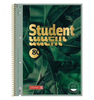 Коледж-блок А4 Premium Jungle 10-679 28 23, клітинка, 80 аркушів ( 10-679 28 23 )