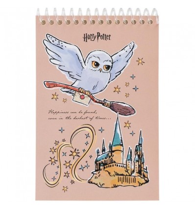 Блокнот на спіралі Kite Harry Potter HP25-196, А6, 48 аркушів, нелінований