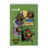 Блокнот на спіралі Kite Ninja Turtles NT25-196, А6, 48 аркушів, нелінований