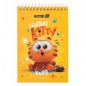 Блокнот на спіралі Kite Garfield GF25-196, А6, 48 аркушів, нелінований