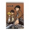 Блокнот пластиковий Kite Attack on Titan AT25-196, А6, 48 аркушів, нелінований